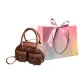 Brown Brand Shopping Bag