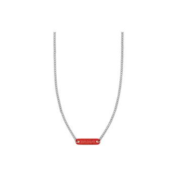 PALM ANGELS Logo Engraved Chain Necklace