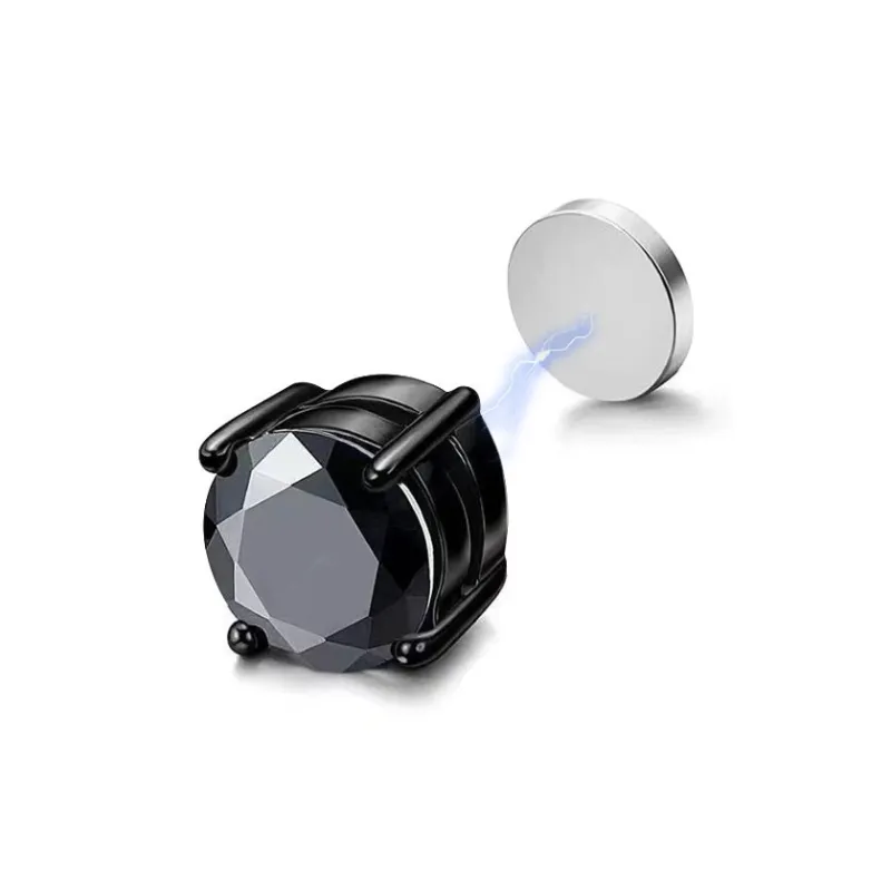 Tkb Geometric Magnet Stud Earrings Unisex-0