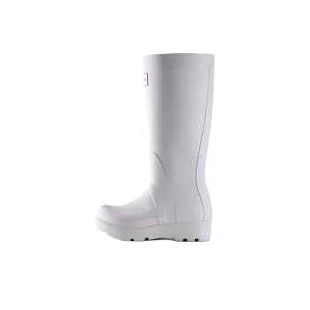 HUNTER Water-Resistant Slip-Resistant Rain Boots Women's Milk White