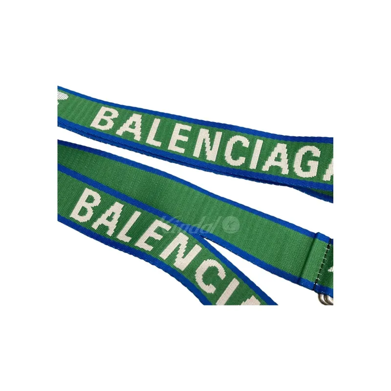 Balenciaga Polyester Belt Men's Green Width 3.6cm-2