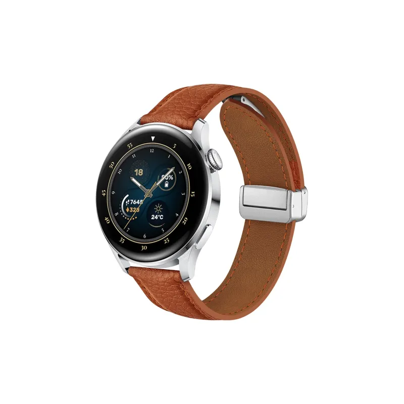 IWabcertoo Watch Band Huawei Compatibility Leather Material-0