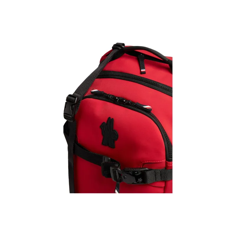 Moncler Polyamide Backpack Unisex Red-4