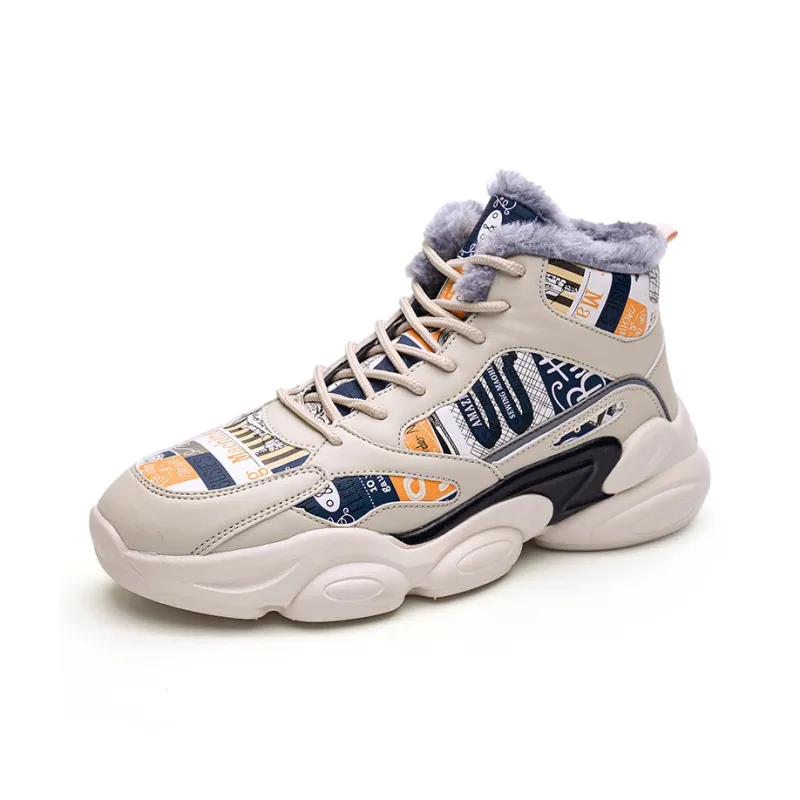 JX Abrasion Resistant Slip Resistant Cushioning High Top Basketball Shoes Men's-7