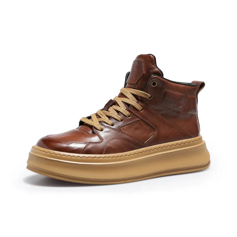 Desai Anti-Slip Wear-Resistant High-Top Skateboard Shoes Men's-6