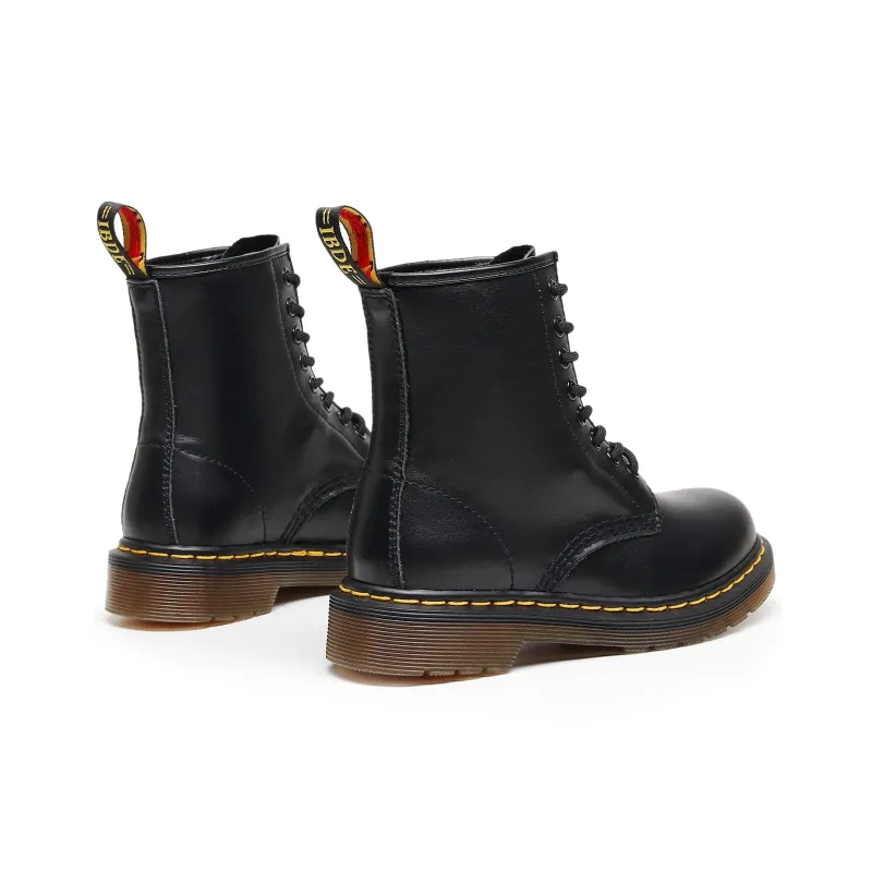 ApsdAa x SITULANG Winter Battle Boots Short Martin Boot Unisex Black-4