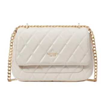 Kate Spade Cow Leather Shoulder Bag Small Size Women's White