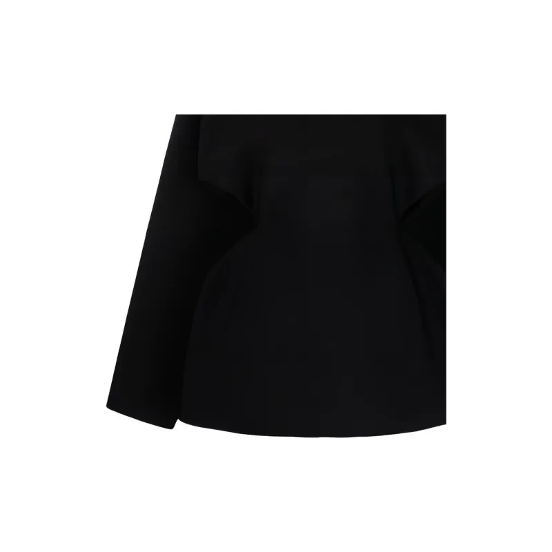 Balenciaga Women's Hourglass Turtleneck Sweater Black-5