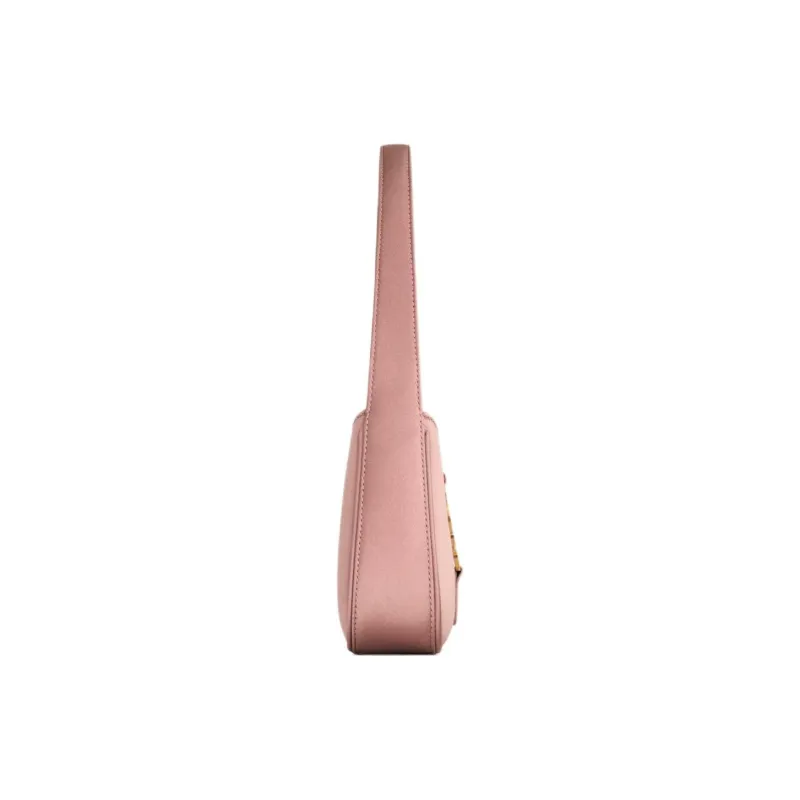 SAINT LAURENT Viscose Handbag, Shoulder Bag Mini Women's Pink-2