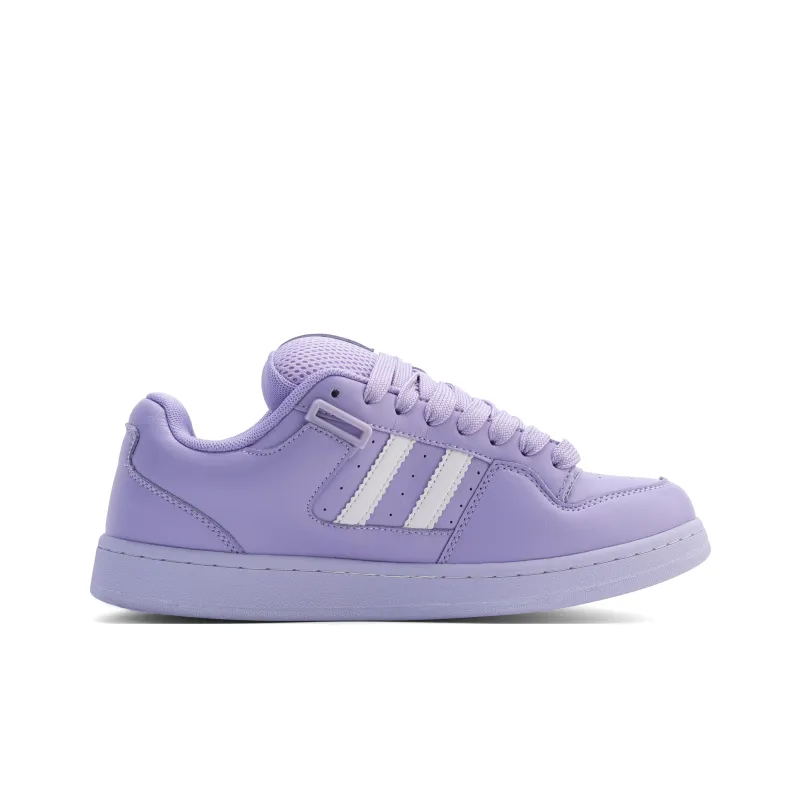GLO BULL Skateboard Shoes Unisex Low Top Purple White-1
