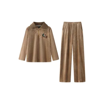 Gongdie x Disney/ X Pajama Set Men's Brown