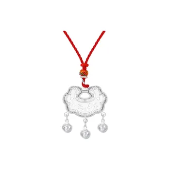Yuanyanghuangjin 999 Fine Silver Necklaces Kids'