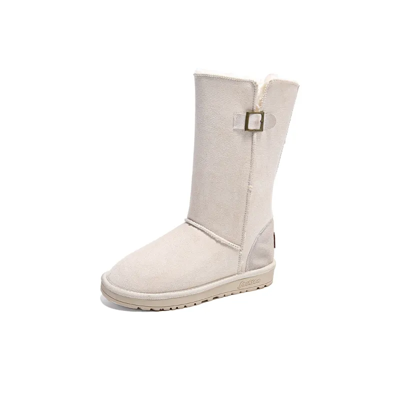 KUPE Warm Wear Resistant Slip Resistant Knee High Snow Boots Women's-6
