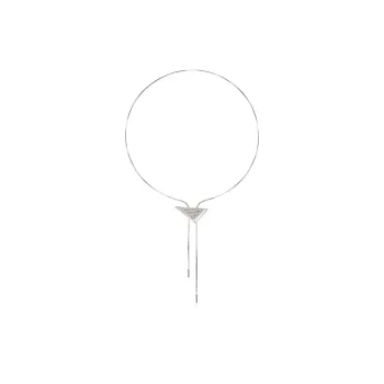 BOONEE ALUS White Gold Plated Copper Necklaces Women's