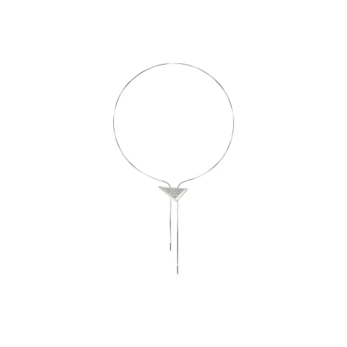 BOONEE ALUS White Gold Plated Copper Necklaces Women's