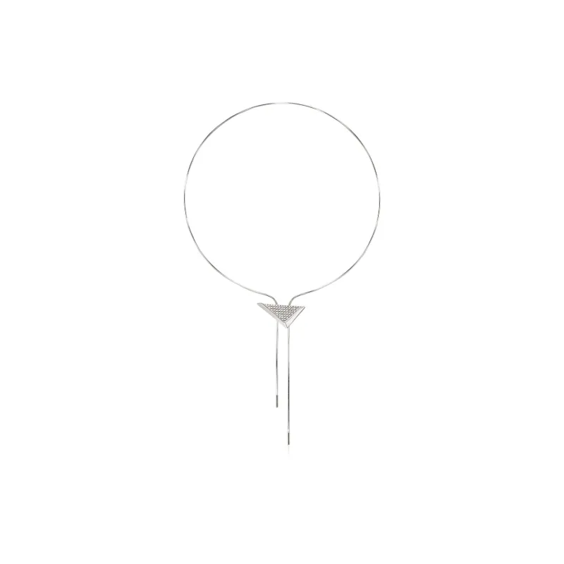BOONEE ALUS White Gold Plated Copper Necklaces Women's-0