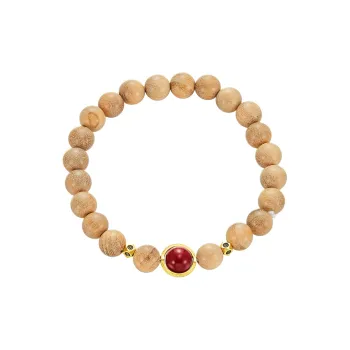 Misongma Milky Agarwood Bracelets Unisex