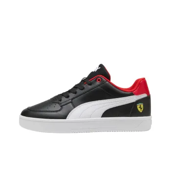 Scuderia Ferrari x PUMA Caven 2.0 Anti Slip Wear Resistant Low Top Skateboard Shoes Unisex Black