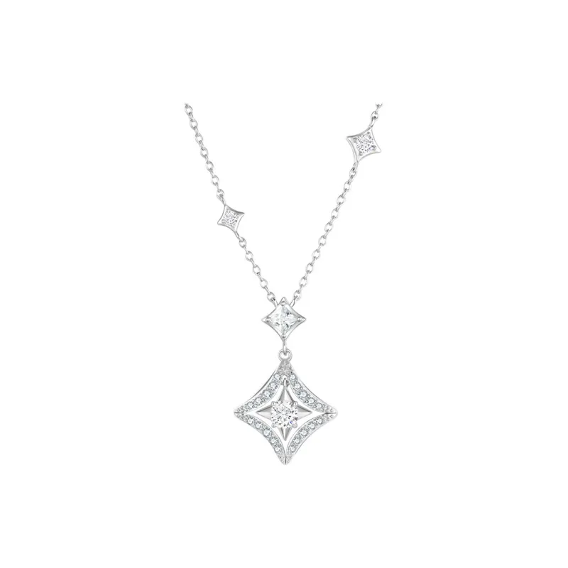 DESIGN CIRCLES S925 Silver Necklaces Women's-0