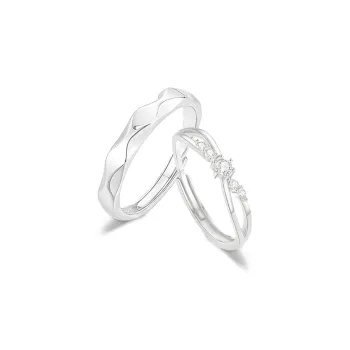 FANFRI Sterling Silver Rings Unisex Birthday And Anniversary Gift For Her Box