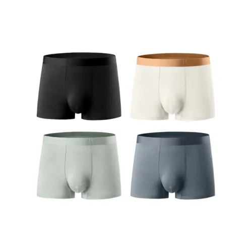 Qiao Ni Tong Underpants Men's 4 Pack