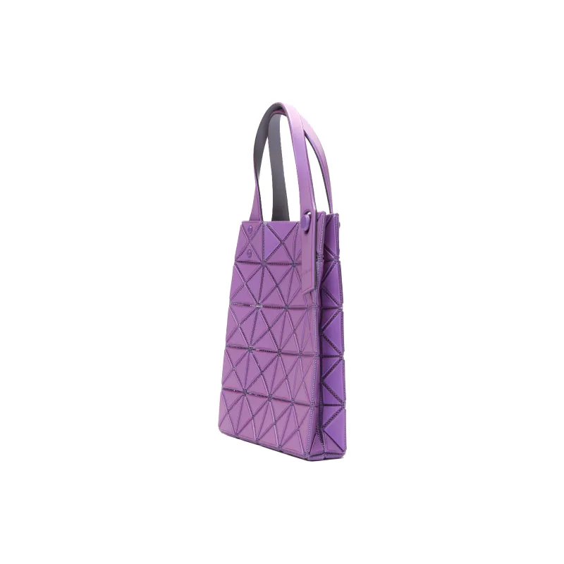 ISSEY MIYAKE Lucent Boxy Bonded PVC Resin Handbag Mini Women's Purple-3