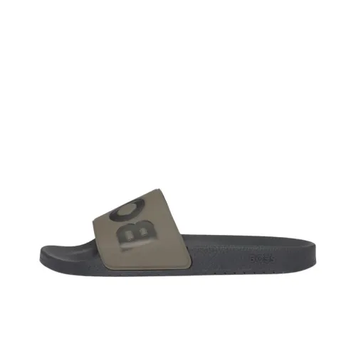 HUGO BOSS Slide Slippers Men's Light Green