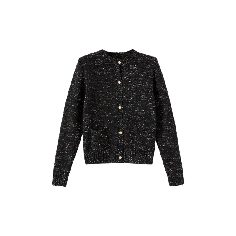 Late White Knitwear Women's Black-0
