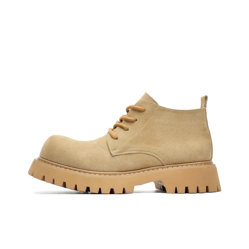 WEISHIBANGWEI Ankle Boots Unisex Yellow-0