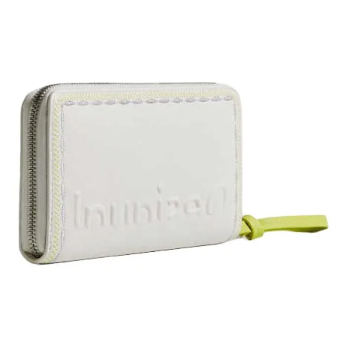 Desigual PU Polyurethane Wallet Women's White-2