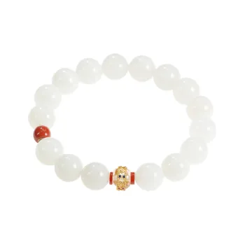 FANHAOGANG JADE Hetian Jade Bracelets White Jade Women's