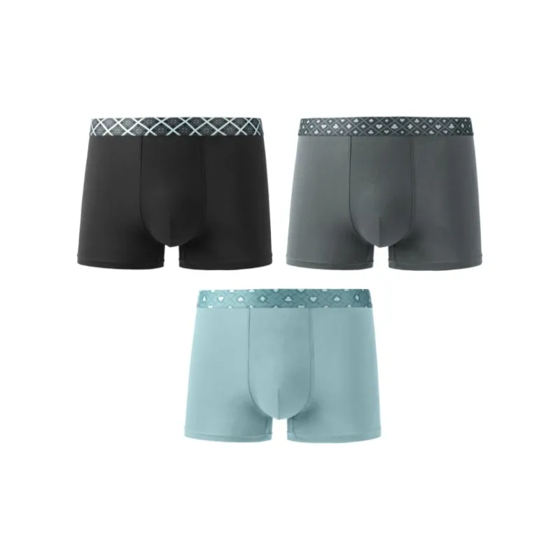 Qiao Ni Tong Underpants Men's 3 Pack-5