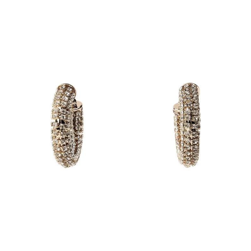 ZARA Brass Earrings Women's Gold-1