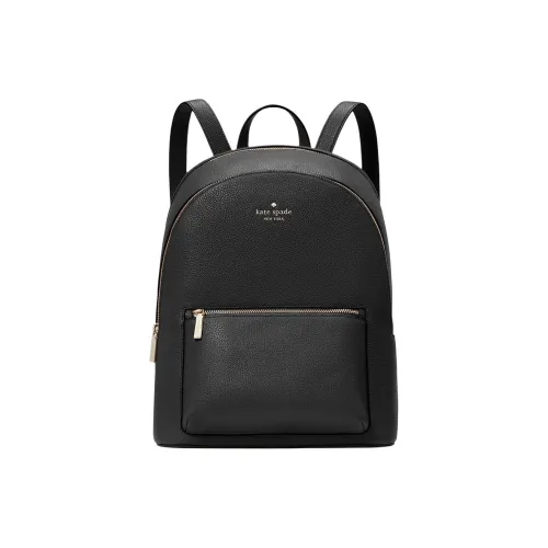 Kate Spade Cow Leather Backpack Medium Size Women's Black