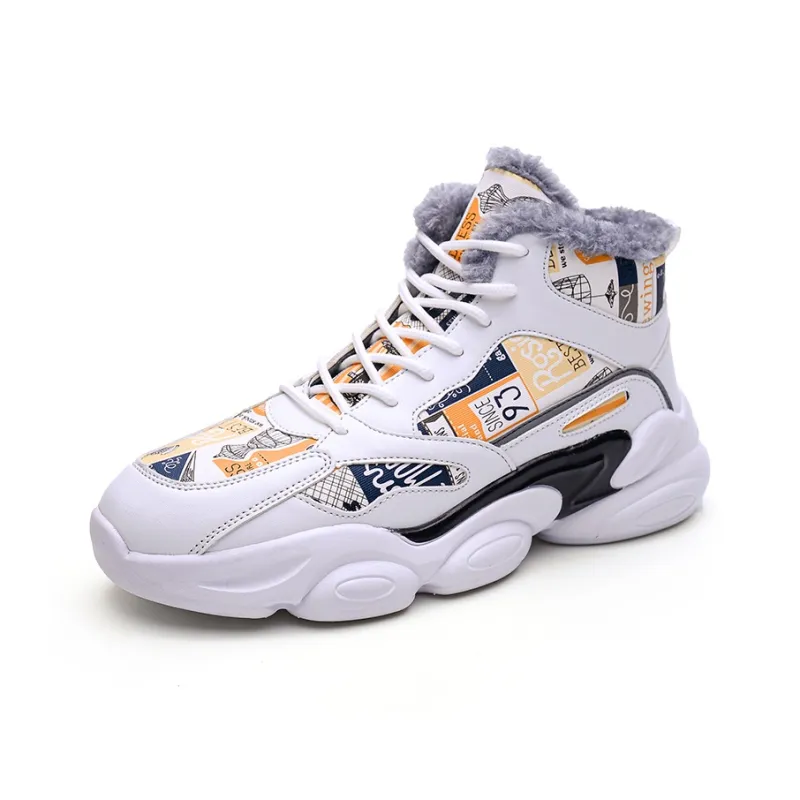 JX Abrasion Resistant Slip Resistant Cushioning High Top Basketball Shoes Men's-5
