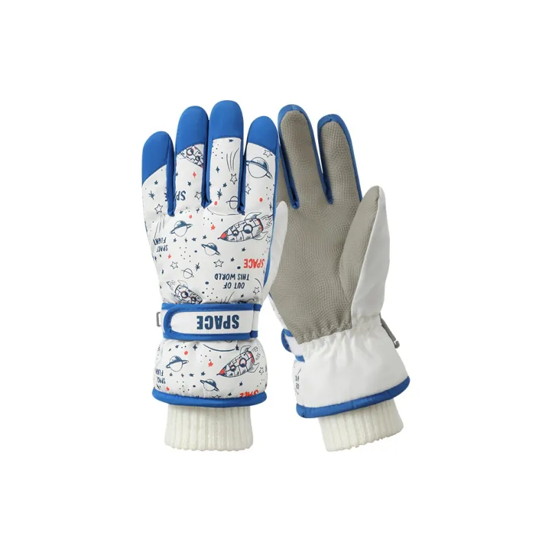 YUZHAOLIN Polyester Gloves Kids' Black-0