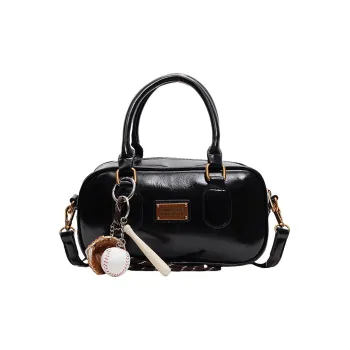 Yalu PU Boston Bag Handbags Regular Women's Black/Burgundy/Coffee/Brown