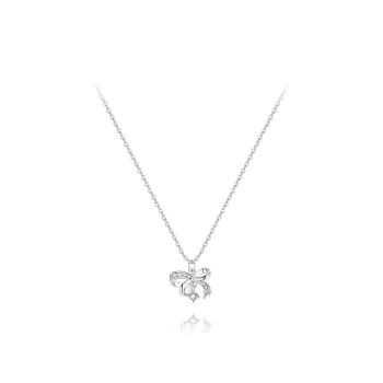 BLANK IN BLANK Sterling Silver Necklaces Women's Couple Bestie Birthday Gift For Girlfriend