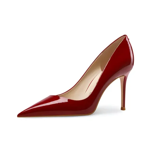 PJJUU Slim Heel High Heels 8.5cm Women's Red