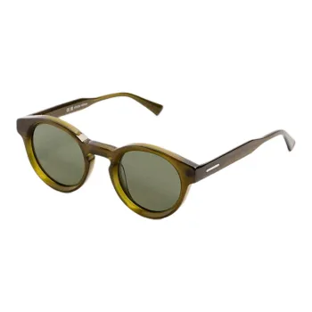 ZARA Acetate Round Sunglasses Men's Green