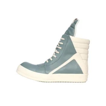 RICK OWENS/RO Geobasket High Top Skateboard Shoes Women's Blue White