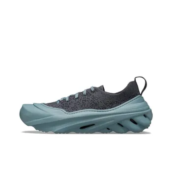 Crocs Light Beam Ripple Anti Slip Wear Resistant Low Top Casual Shoes Unisex Black Blue