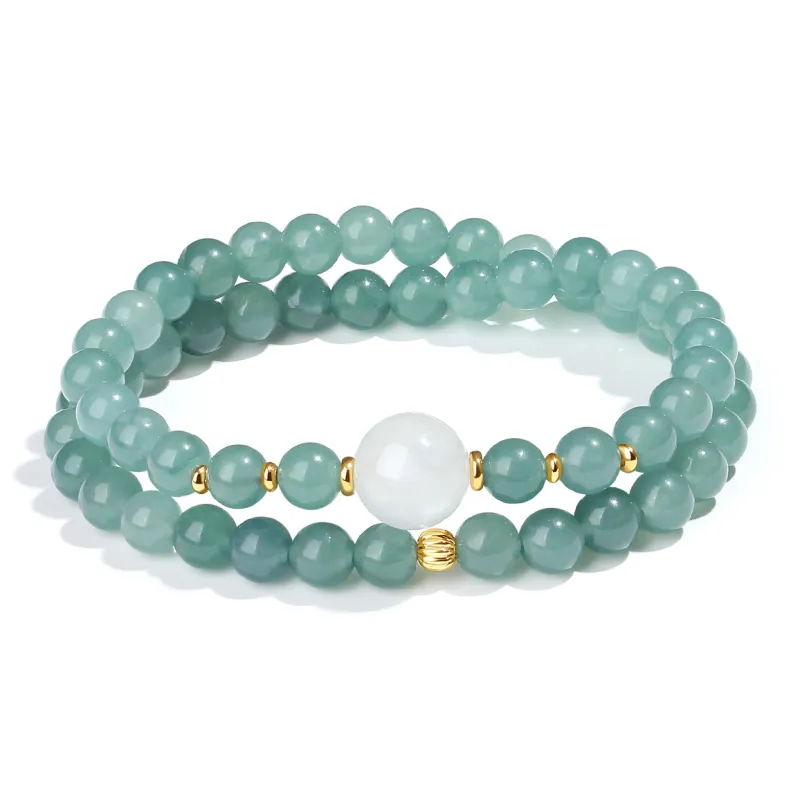 PUTUOSHANWENCHUANG Chalcedony Bracelets Women's-2