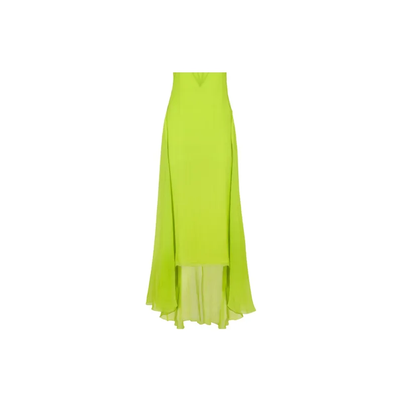 FENDI Sleeveless Dress Women's Green-3