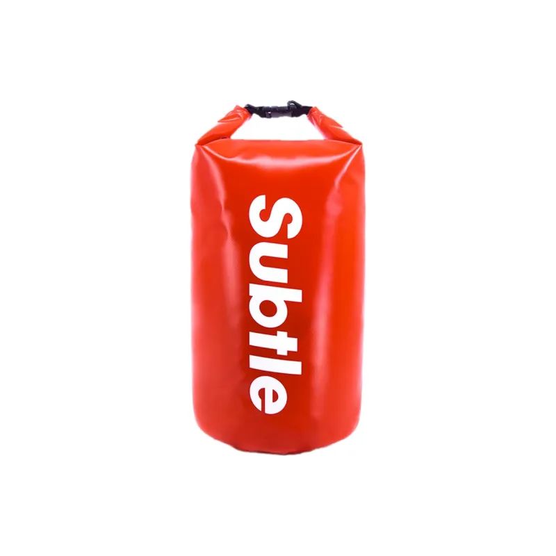 Subtle Nylon Backpack Tubas Unisex Red/Yellow/Black-1