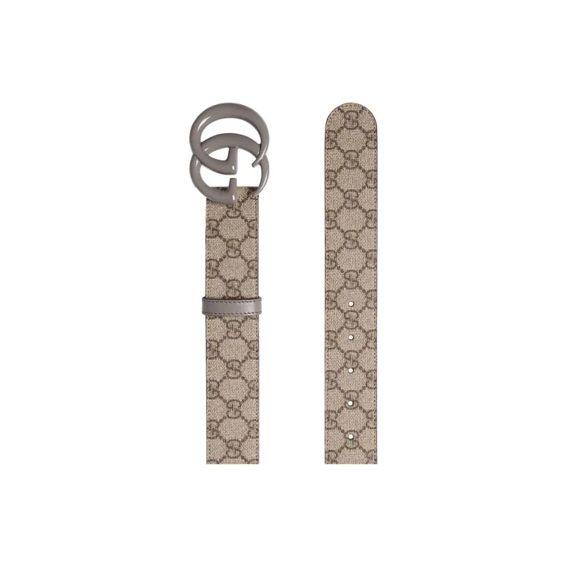 GUCCI Leather Belts Men's Light Brown -2