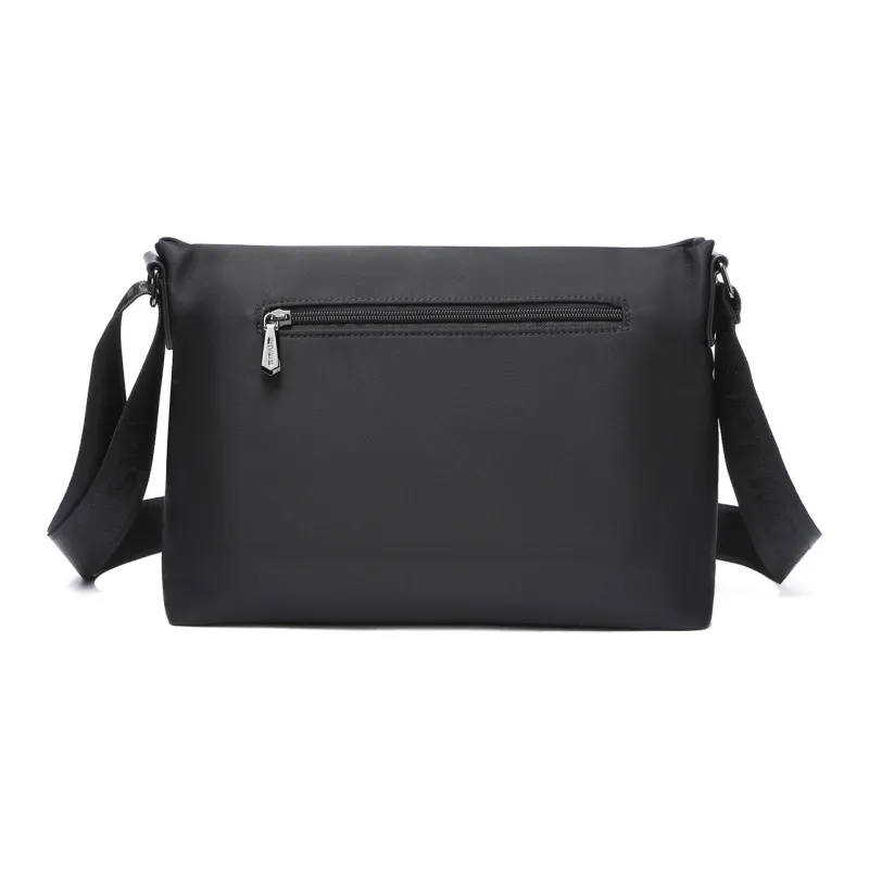 SEPTWOLVES Fabric Shoulder Bag Crossbody Bag Men's Black-1