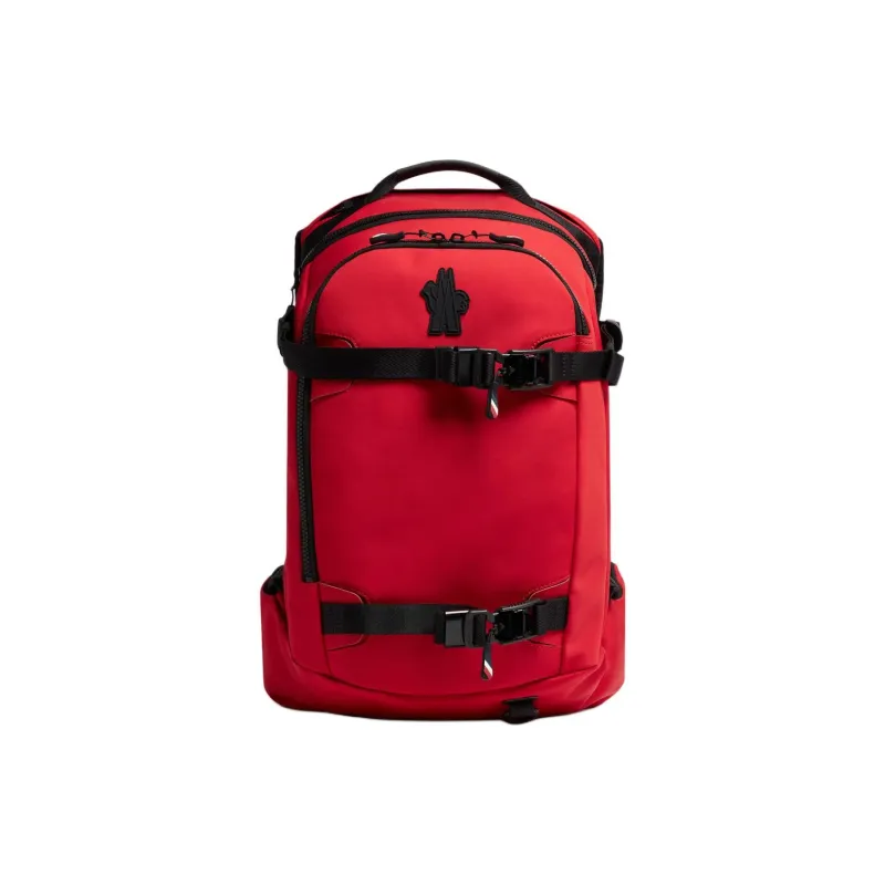 Moncler Polyamide Backpack Unisex Red-0
