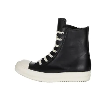 RICK OWENS/RO Hollywood High Top Skateboard Shoes Men's Black