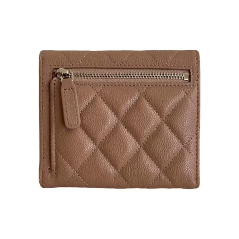 CHANEL Classic Small Flap Wallet Beige AP0231-1